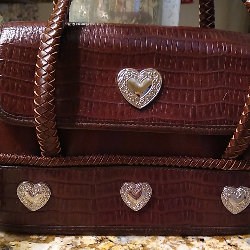 🌺👜🥰 brighten style Brown vegan purse - Picture 2 of 6